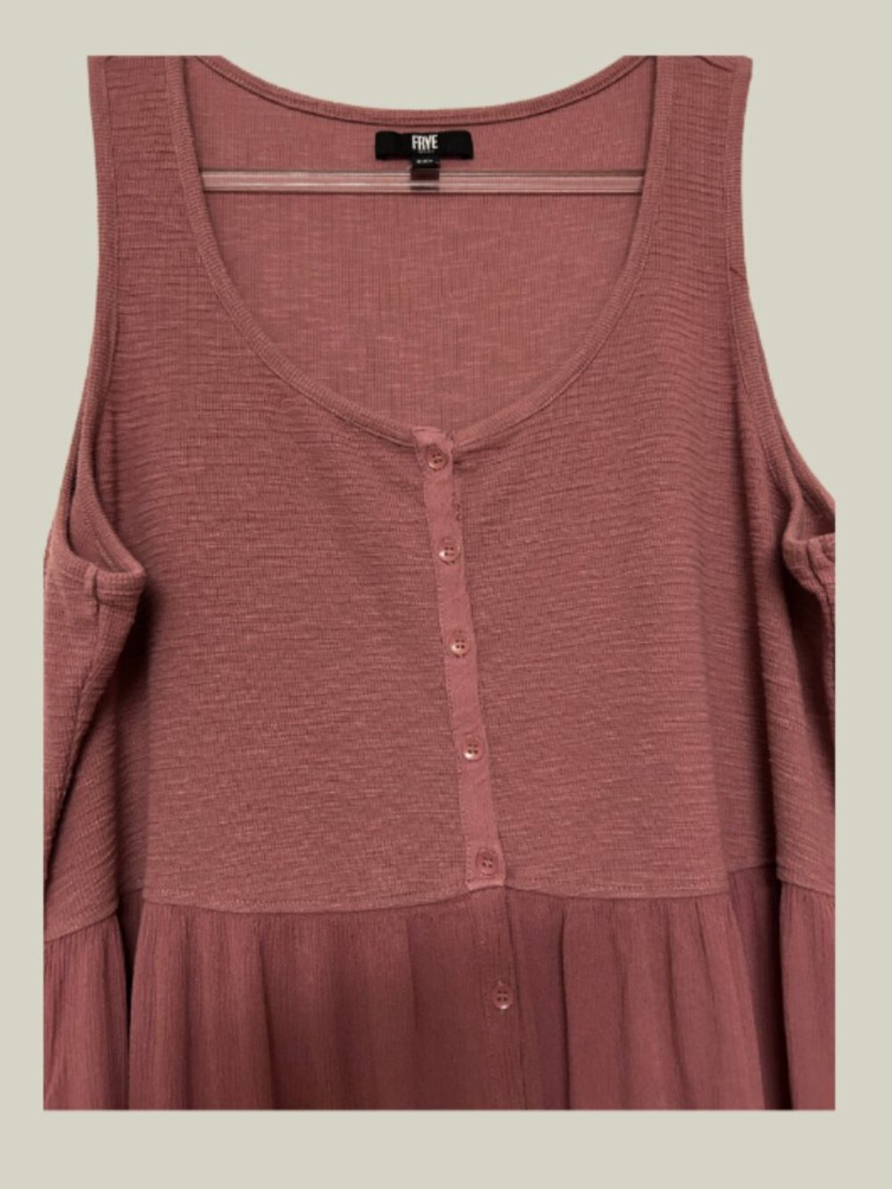 Frye Sleeveless Button‑front Dress Size XXL - Picture 4 of 7